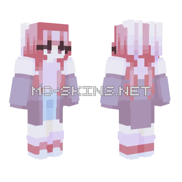 Poppies Minecraft skin, front and back