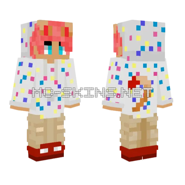 Poptrat Skin Filthylaz Redeemed Minecraft skin, front and back