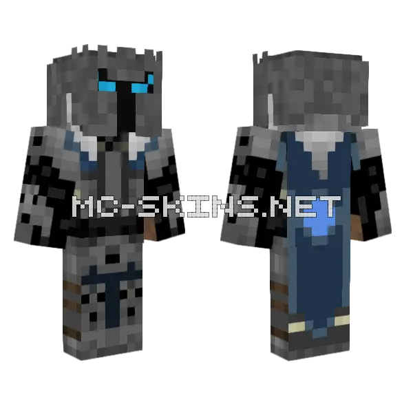 PopularMMOs Skin Minecraft skin, front and back