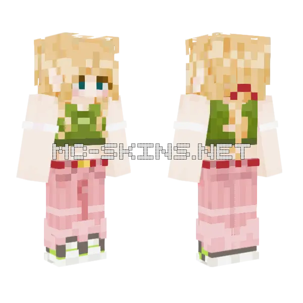 Porcelain Falcon Girl, front and back