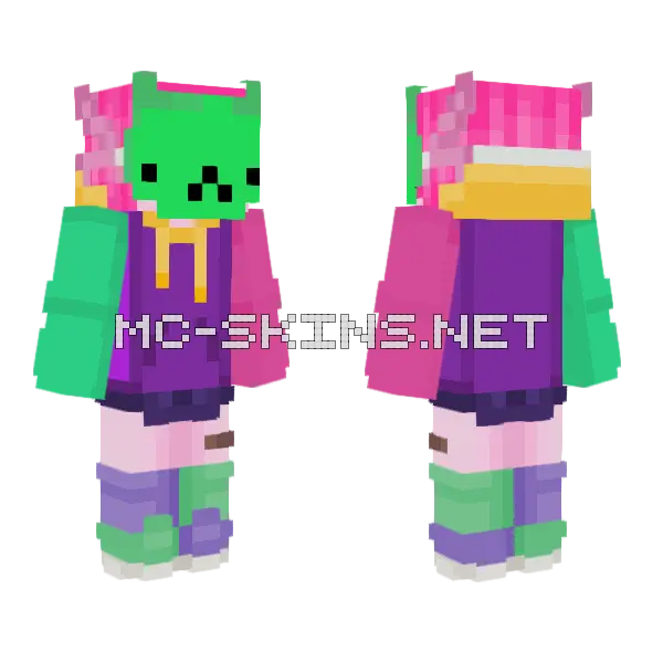 Porpol Idk Dude Minecraft skin, front and back