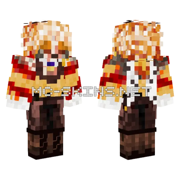 Post Masq Details Fixed Minecraft skin, front and back