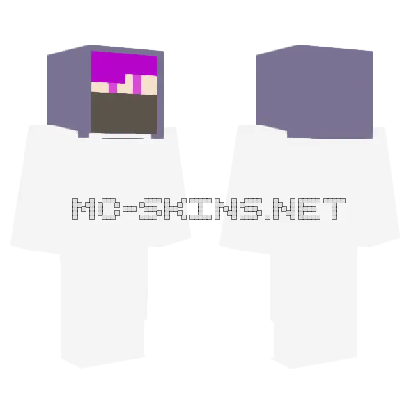 Poukasz Minecraft skin, front and back