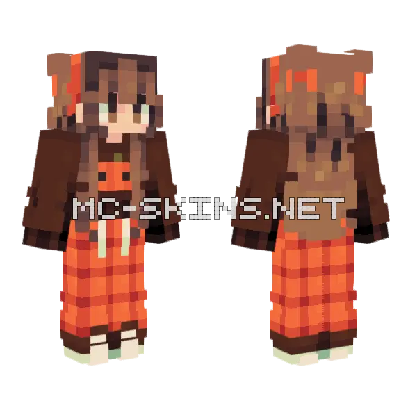 Pozkin Minecraft skin, front and back