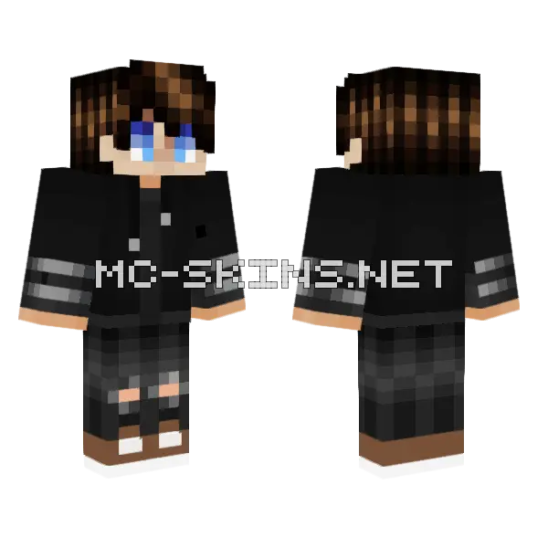 Prab Minecraft skin, front and back