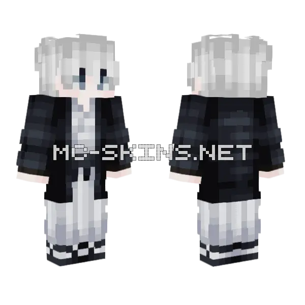 Pram Minecraft skin, front and back