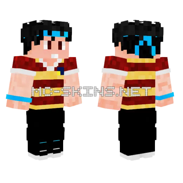 Prepa 7 Minecraft skin, front and back