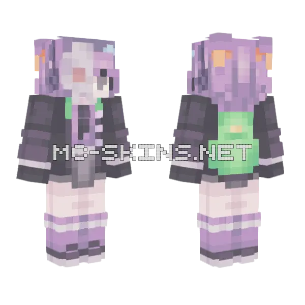 Press Start 1 3 Minecraft skin, front and back