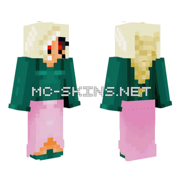 Prettiest Flowers That Tend To Devour Minecraft skin, front and back