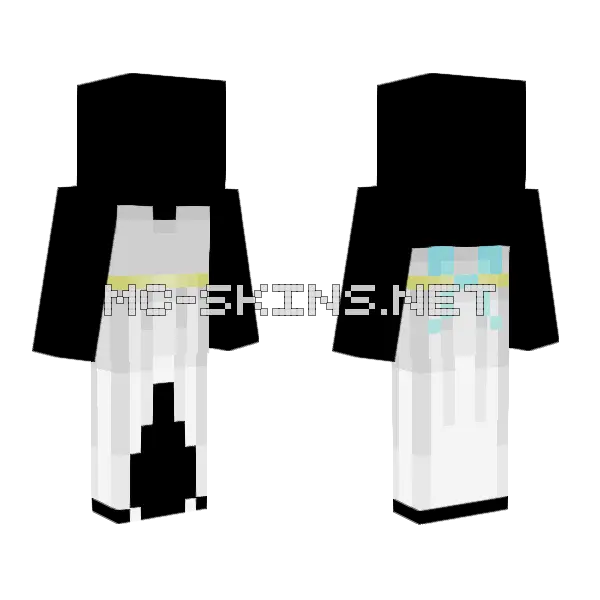 Pretty Dress Minecraft skin, front and back