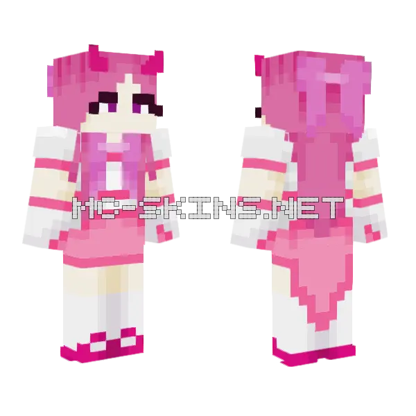 Pretty Princess Skin Minecraft skin, front and back