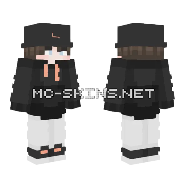 Prf Boy Minecraft skin, front and back