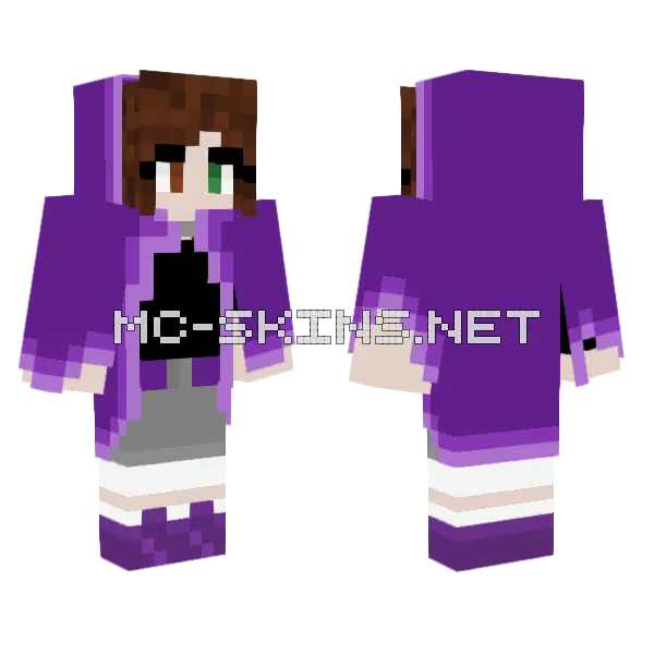 Pride Me Minecraft skin, front and back