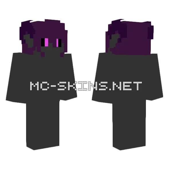 Pride Sin OC Minecraft skin, front and back