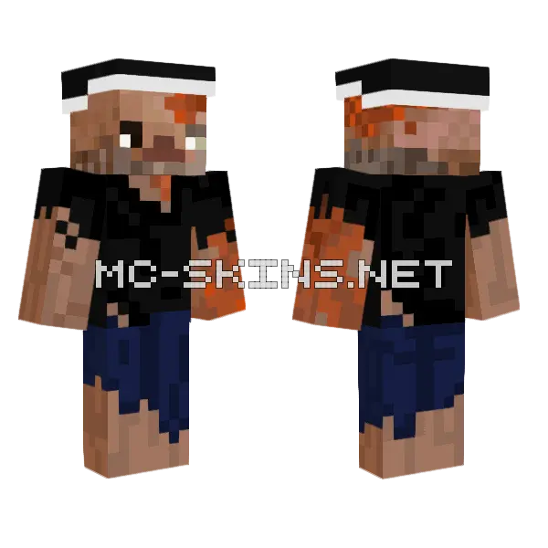Priestexil2 Minecraft skin, front and back