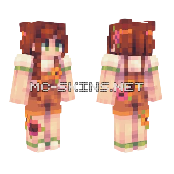 Primavera FFA2 Minecraft skin, front and back
