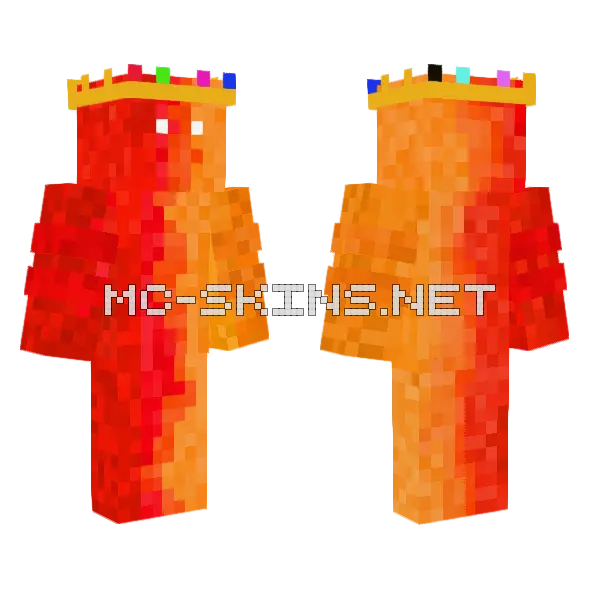 Prime Bedrock Daquavis Minecraft skin, front and back