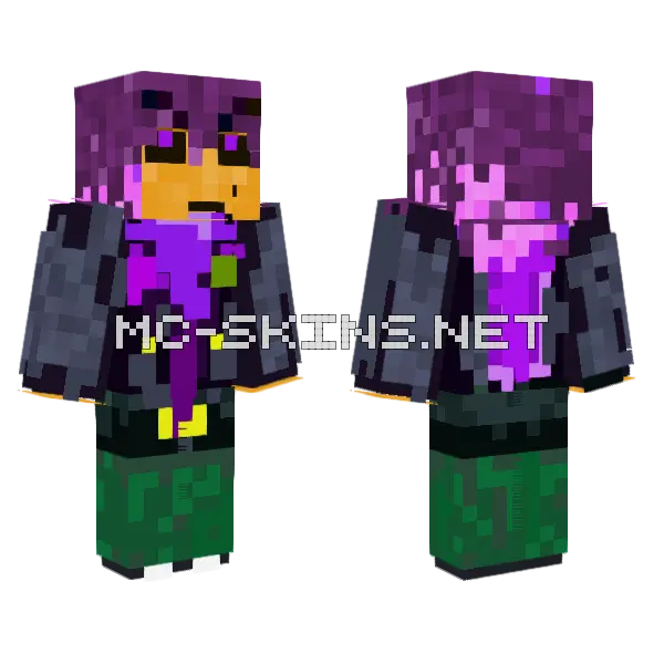 Prime Dear Minecraft skin, front and back