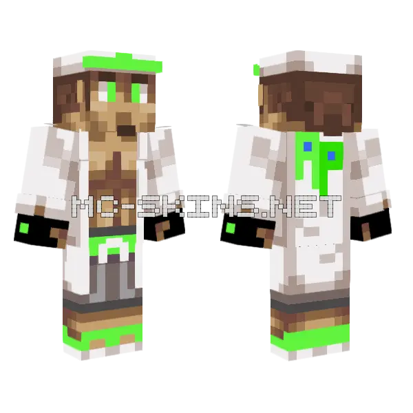 Prime Skin Minecraft skin, front and back