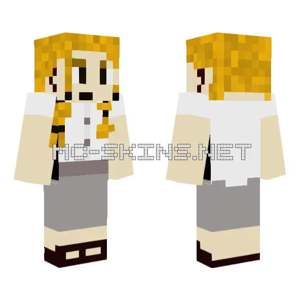 Primrose Everdeen Minecraft skin, front and back