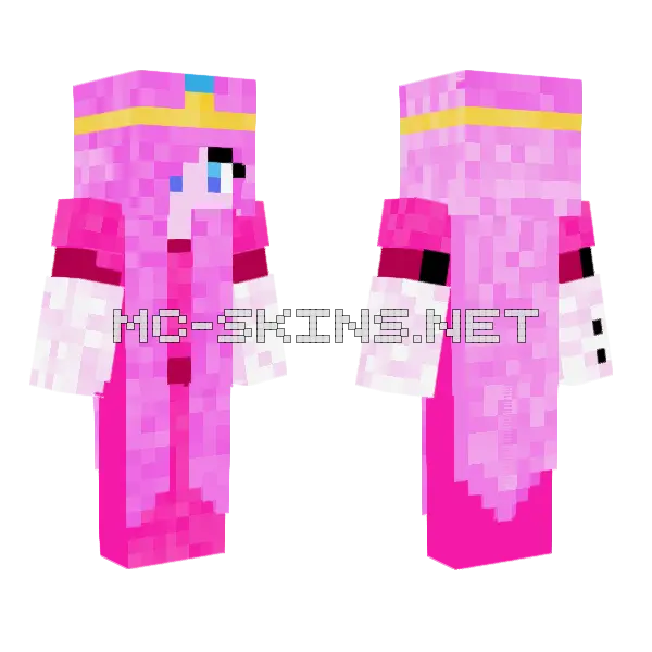 Princess Bubblegum Ainhoaabe06 Minecraft skin, front and back