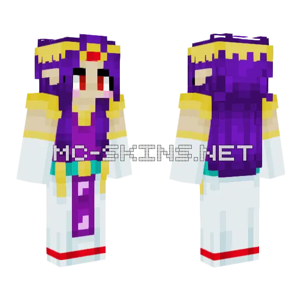 Princess Hilda Legend Of Zelda Minecraft skin, front and back