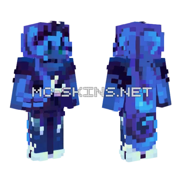Princess Luna Minecraft skin, front and back