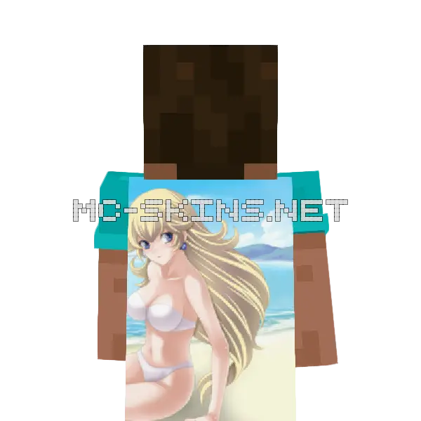 Princess Peach Bikini cape, outside and lining