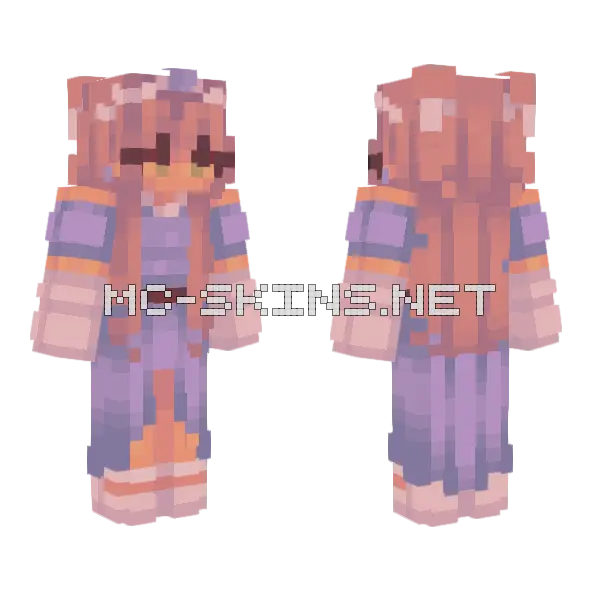 Princess Skin Minecraft skin, front and back