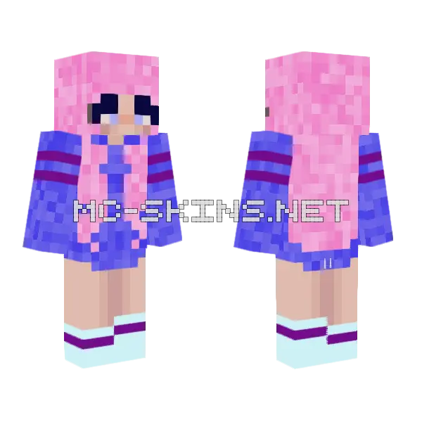 Princess Skin Minecraft skin, front and back