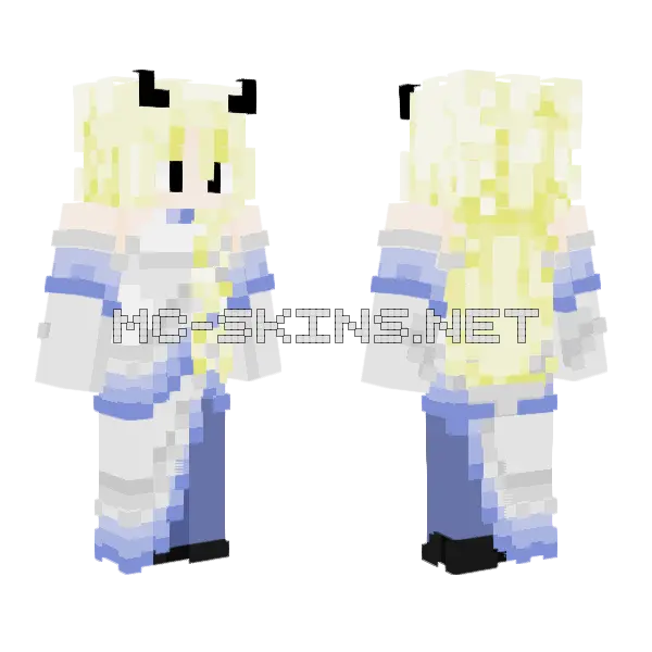 Princess Skin Minecraft skin, front and back