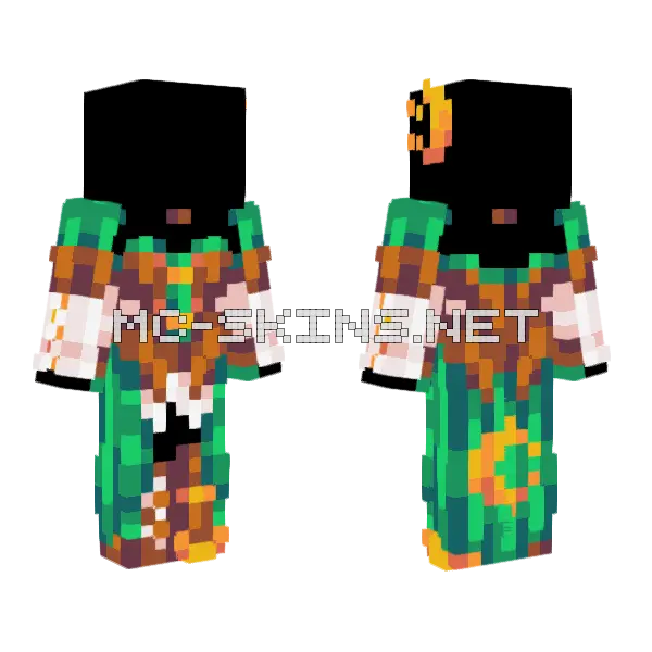 Princess Warrior Base Minecraft skin, front and back