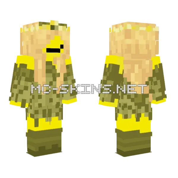 Princezam Sea Bunny Minecraft skin, front and back