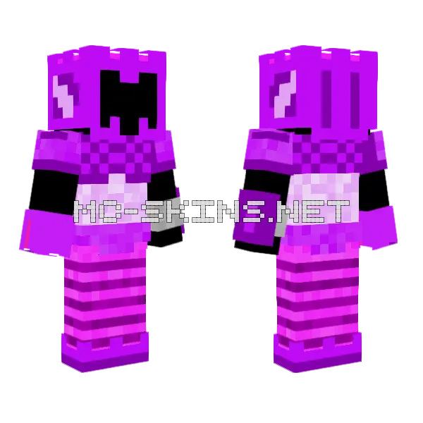 Prism Armor Minecraft skin, front and back