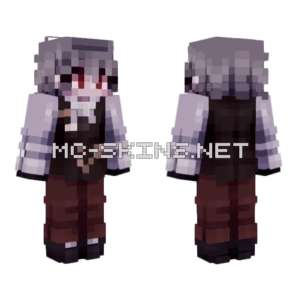 Prize Requiem Minecraft skin, front and back