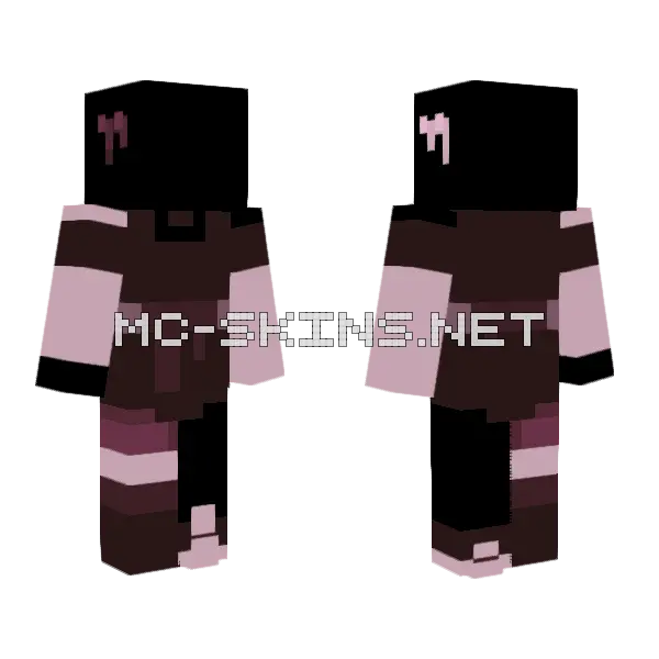 Prize Stummin My Heart Minecraft skin, front and back