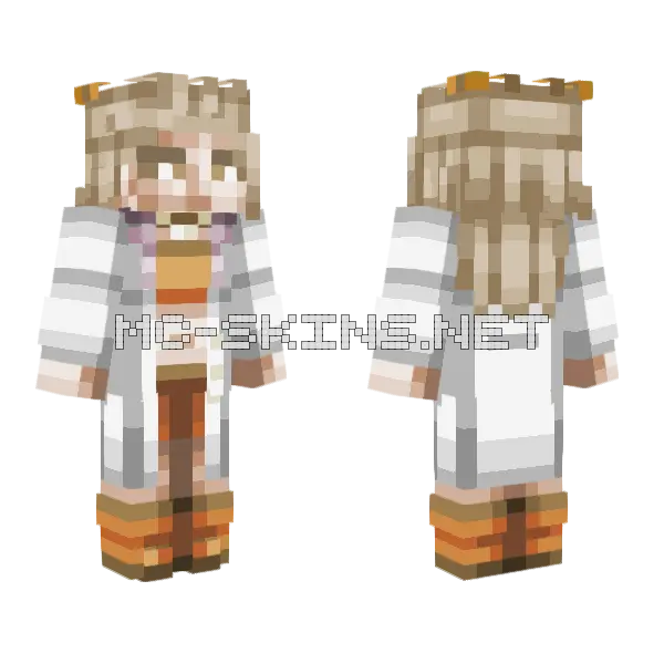 Professor Sada Minecraft skin, front and back