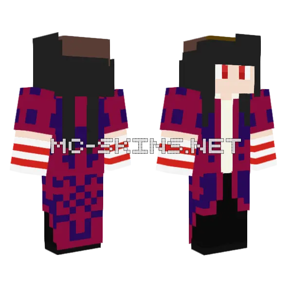 Proserpina Echo Cowboy Hat Minecraft skin, front and back