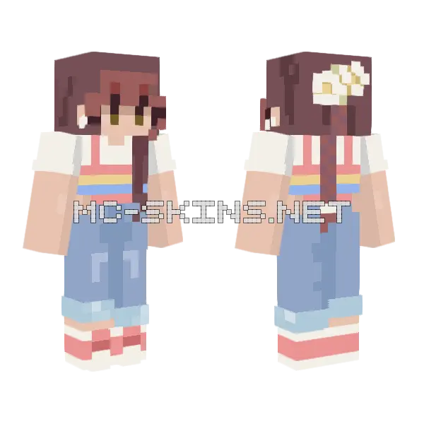 Prosperity Representative Minecraft skin, front and back