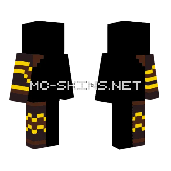 Prosthetic Arm And Leg Minecraft skin, front and back
