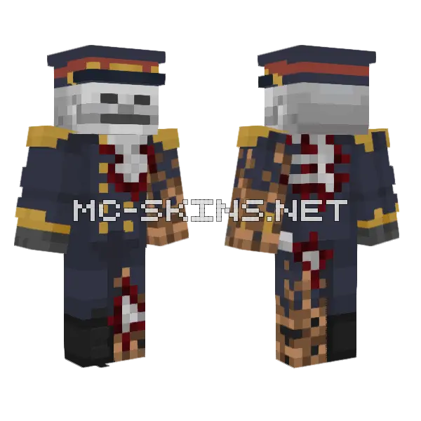 Proud Men Turned To Dust Minecraft skin, front and back