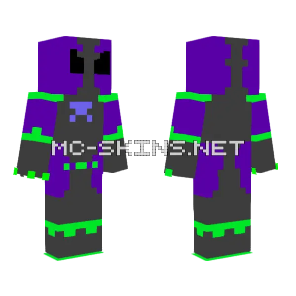 Prowler Fixed Minecraft skin, front and back