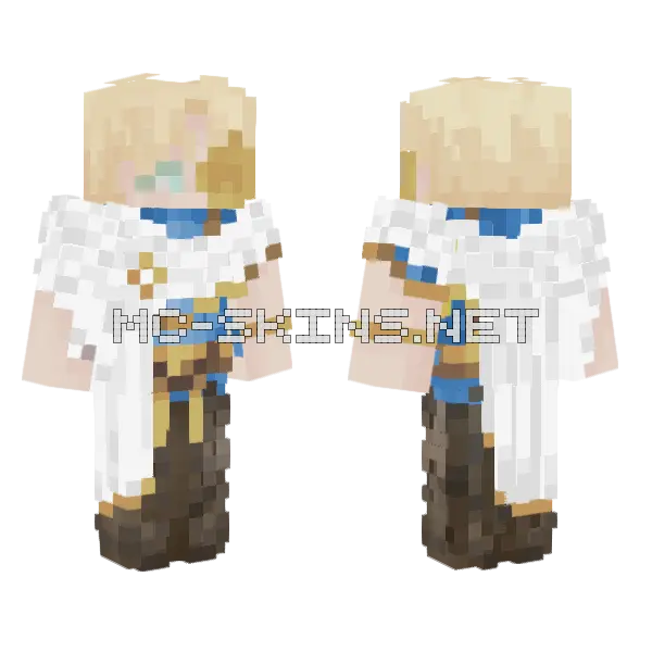 Pseute Minecraft skin, front and back