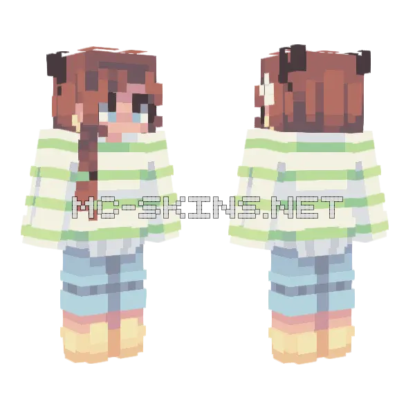 Puddle Jumping Sf35 Minecraft skin, front and back