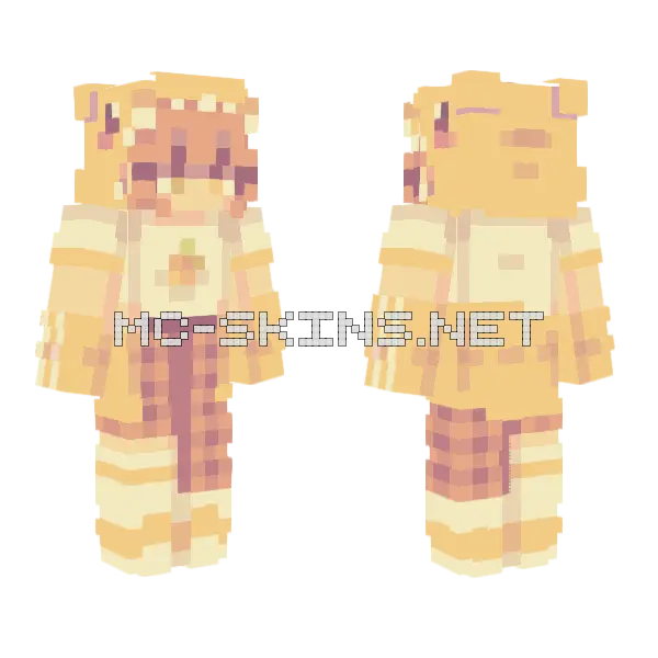Puddle Rce Minecraft skin, front and back