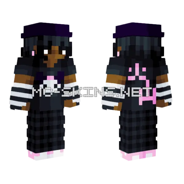 Pull Me Closer Minecraft skin, front and back