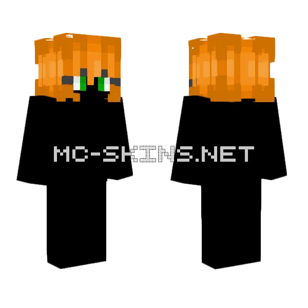 Pumpkin Spice Fall Collection Minecraft skin, front and back