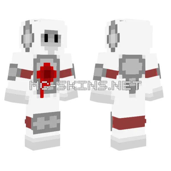 Punishment Bird Minecraft skin, front and back