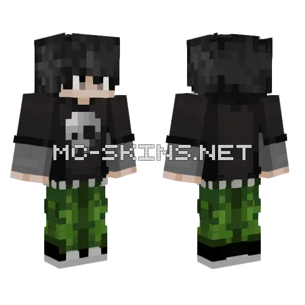 Punkv2 Skin Minecraft skin, front and back