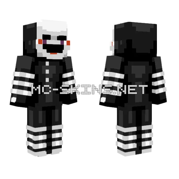 Puppet Master Minecraft skin, front and back